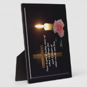Spiritueller Glaube und Hope Verse Plaque Fotoplatte (Seite)