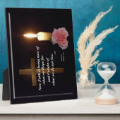 Spiritueller Glaube und Hope Verse Plaque Fotoplatte (Seite)