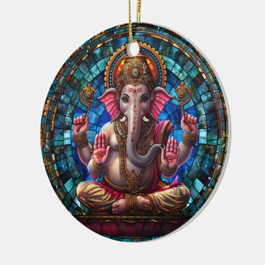 Spiritueller Hindu Deity Schlüsselanhänger Religiö Keramik Ornament (Links)