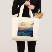 SPIRITUELLER JOHN 3:16 FOTO JUMBO STOFFBEUTEL (Vorderseite (Produkt))