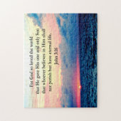 SPIRITUELLER JOHN 3:16 FOTO PUZZLE (Vertikal)