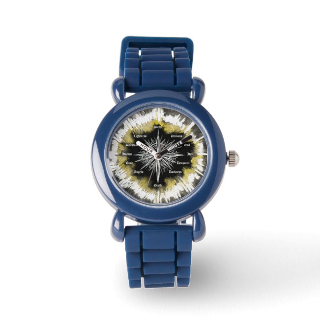 Spiritueller Kompass Armbanduhr (Vorderseite)