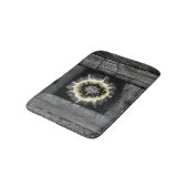 Spiritueller Kompass Badematte (Schrägansicht)