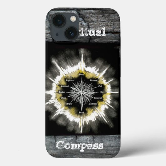 Spiritueller Kompass Case-Mate iPhone Hülle (Rückseite)