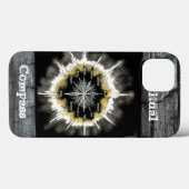 Spiritueller Kompass Case-Mate iPhone Hülle (Rückseite (Horizontal))