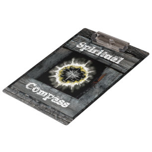 Spiritueller Kompass Klemmbrett