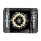 Spiritueller Kompass Magnet (Horizontal)
