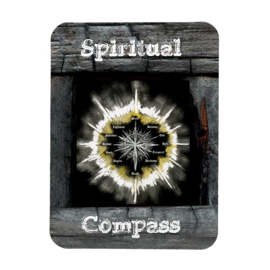 Spiritueller Kompass Magnet (Vertikal)