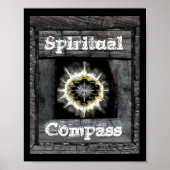 Spiritueller Kompass Poster (Vorne)