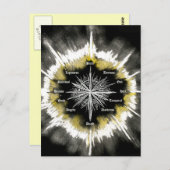 Spiritueller Kompass Postkarte (Vorne/Hinten)