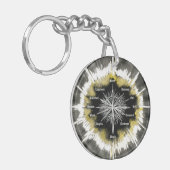 Spiritueller Kompass Schlüsselanhänger (Vorderseite links)