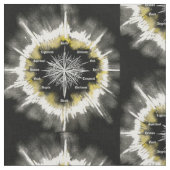 Spiritueller Kompass Stoff (Nahaufnahme)