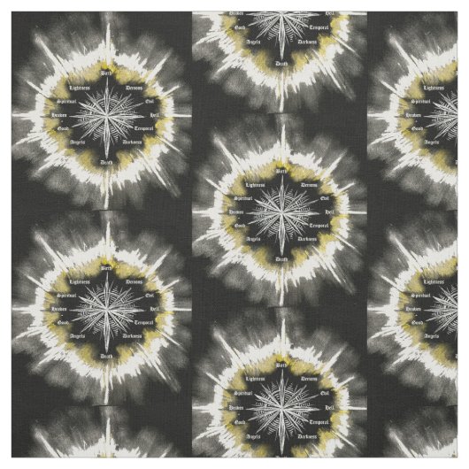 Spiritueller Kompass Stoff (Muster)