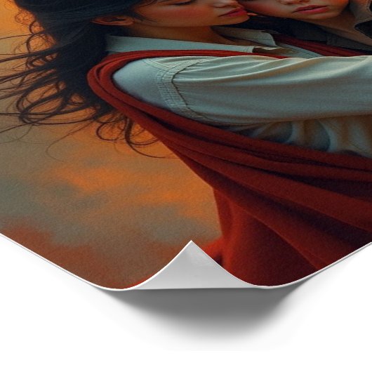 Spiritueller Krieg Poster (Ecke)