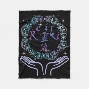Spiritueller Lebensenergie-Heiler Reiki Fleecedecke
