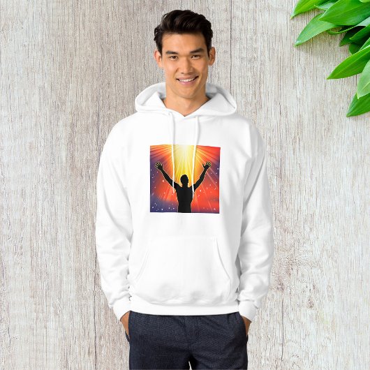 Spiritueller Man Mens Hoodie
