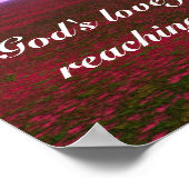 Spiritueller Regenbogen Poster (Ecke)