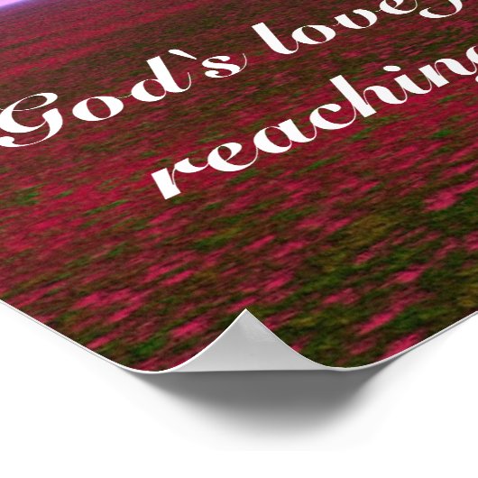 Spiritueller Regenbogen Poster (Ecke)