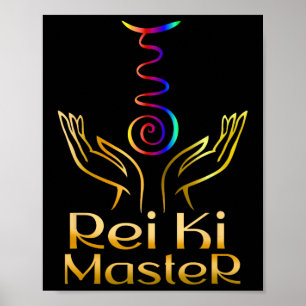 Spiritueller Reiki-Meister Poster