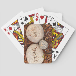 Spiritueller religiöser Stein Spielkarten