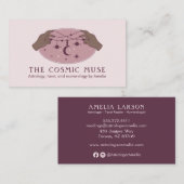 Spiritueller Schmuckdesigner, Astrologer, Psychisc Visitenkarte (Vorne/Hinten)