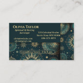 Spiritueller und heilender Astrologer Himmelskult Visitenkarte (Vorderseite)