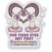 spiritueller Valentinstag Aufkleber (Vorderseite)
