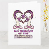 spiritueller Valentinstag Karte (Gelbe Blume)