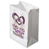 spiritueller Valentinstag Mittlere Geschenktüte (Vorderseite Schrägansicht)
