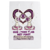 spiritueller Valentinstag Mittlere Geschenktüte (Rückseite)