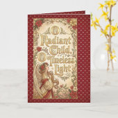 Spiritueller Winter-Segen Karte (Gelbe Blume)