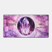 Spirituelles Amethyst Crystal Geode Foto Schreibtischunterlage (Vorderseite)