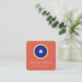 Spirituelles Auge Quadratische Visitenkarte (Stehend Vorderseite)