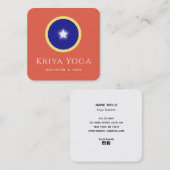 Spirituelles Auge Quadratische Visitenkarte (Vorne/Hinten)