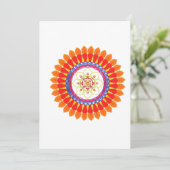 Spirituelles Boho  Einladung (Stehend Vorderseite)