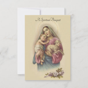 Spirituelles Bouquet-Gebet mit Karte