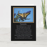 Spirituelles Butterfly Transition Beileid