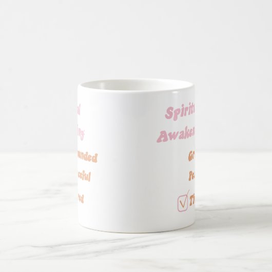 Spirituelles Erwachen Funny Kaffeetasse (Mittel)