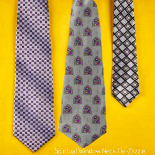 Spirituelles Fenster Krawatte