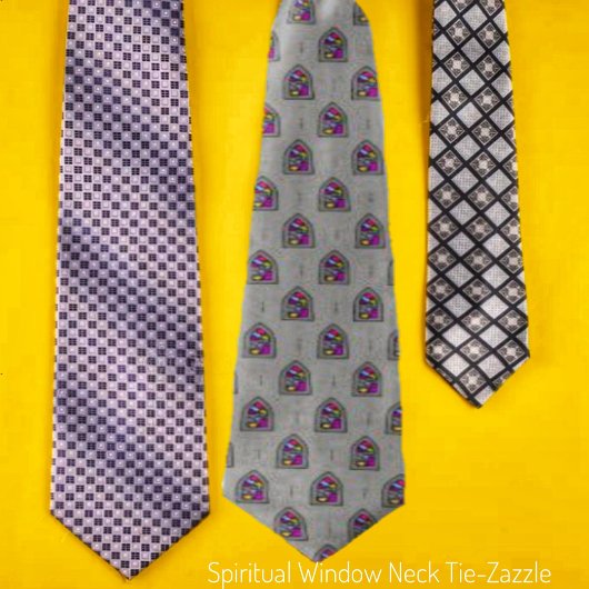Spirituelles Fenster Krawatte