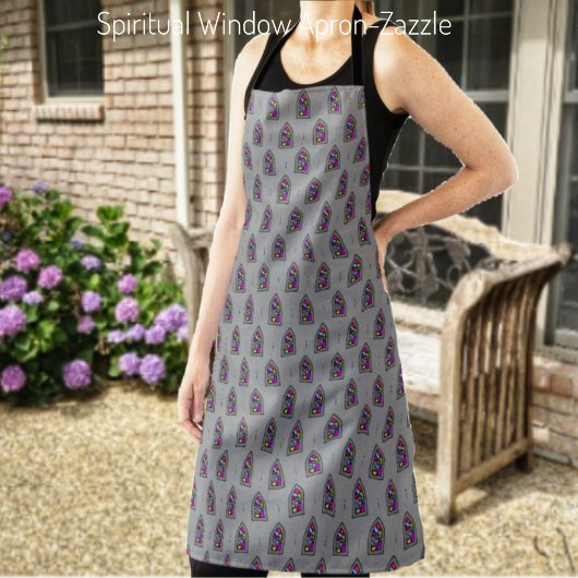 Spirituelles Fenster Schürze