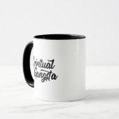 Spirituelles Gangsta Funny Yoga Zitat Design Tasse (Vorderseite Links)