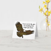 Spirituelles inspirierendes Zitat Sprichwort Gruß Karte (Gelbe Blume)