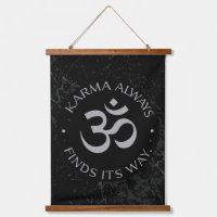 Spirituelles Karma Om Design - Sammlung zur Achtun