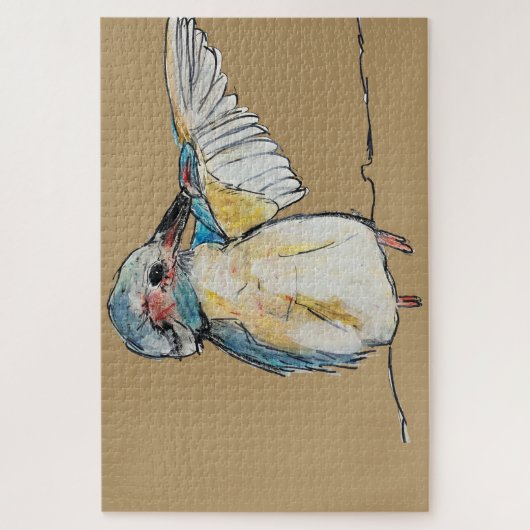 Spirituelles Kingfisher Puzzle von Molly Magdalain (Vertikal)