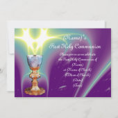 SPIRITUELLES LICHT 1. Heilige Kommune / Christenin Einladung (Rückseite)