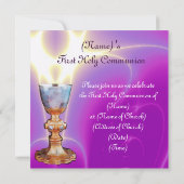 SPIRITUELLES LICHT 1. Heilige Kommune / Christenin Einladung (Rückseite)