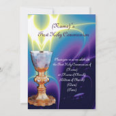 SPIRITUELLES LICHT 1. Heilige Kommune / Christenin Einladung (Rückseite)