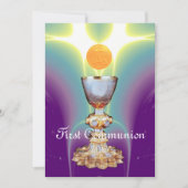 SPIRITUELLES LICHT 1. Heilige Kommune / Christenin Einladung (Vorderseite)