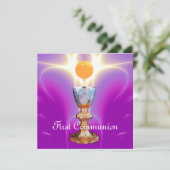 SPIRITUELLES LICHT 1. Heilige Kommune / Christenin Einladung (Stehend Vorderseite)